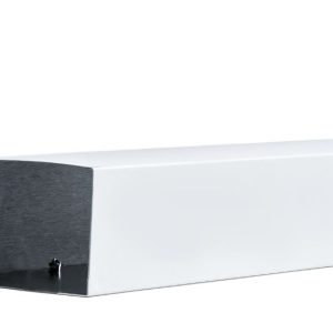 3x4 European Smooth Downspout for Modern Box Gutter Systems