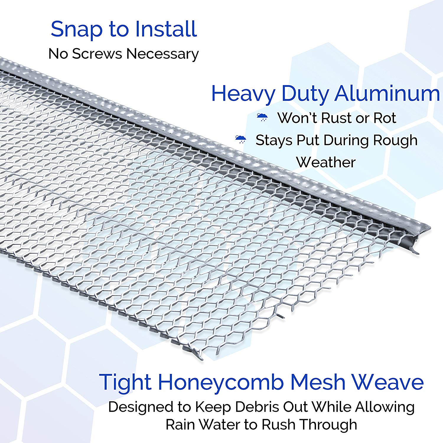 Drop In Gutter Guard 200 Feet (50 Units)