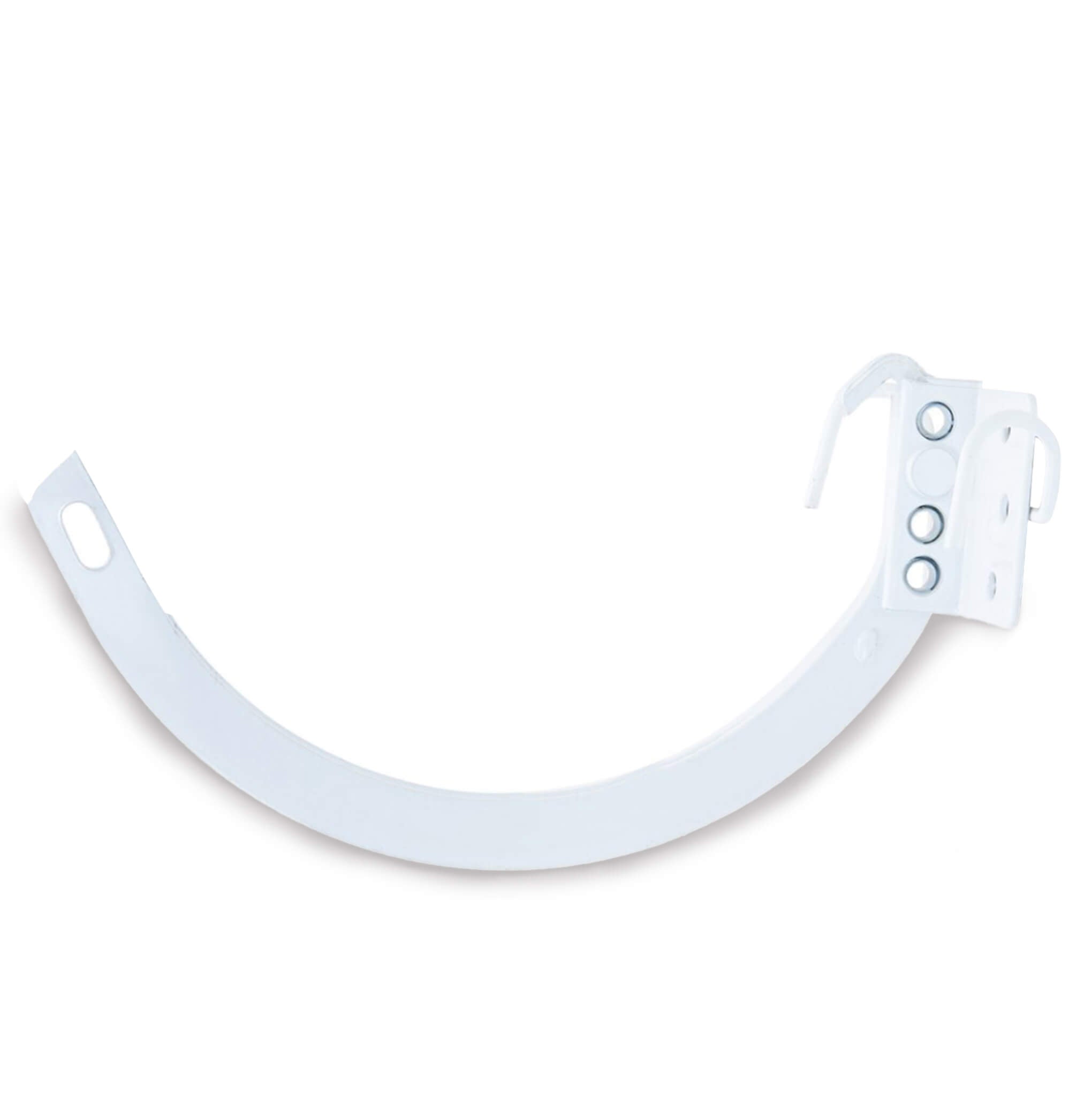 6" Aluminum #10 Half Round Combo Gutter Hangers with Clip Multiple Colors Options