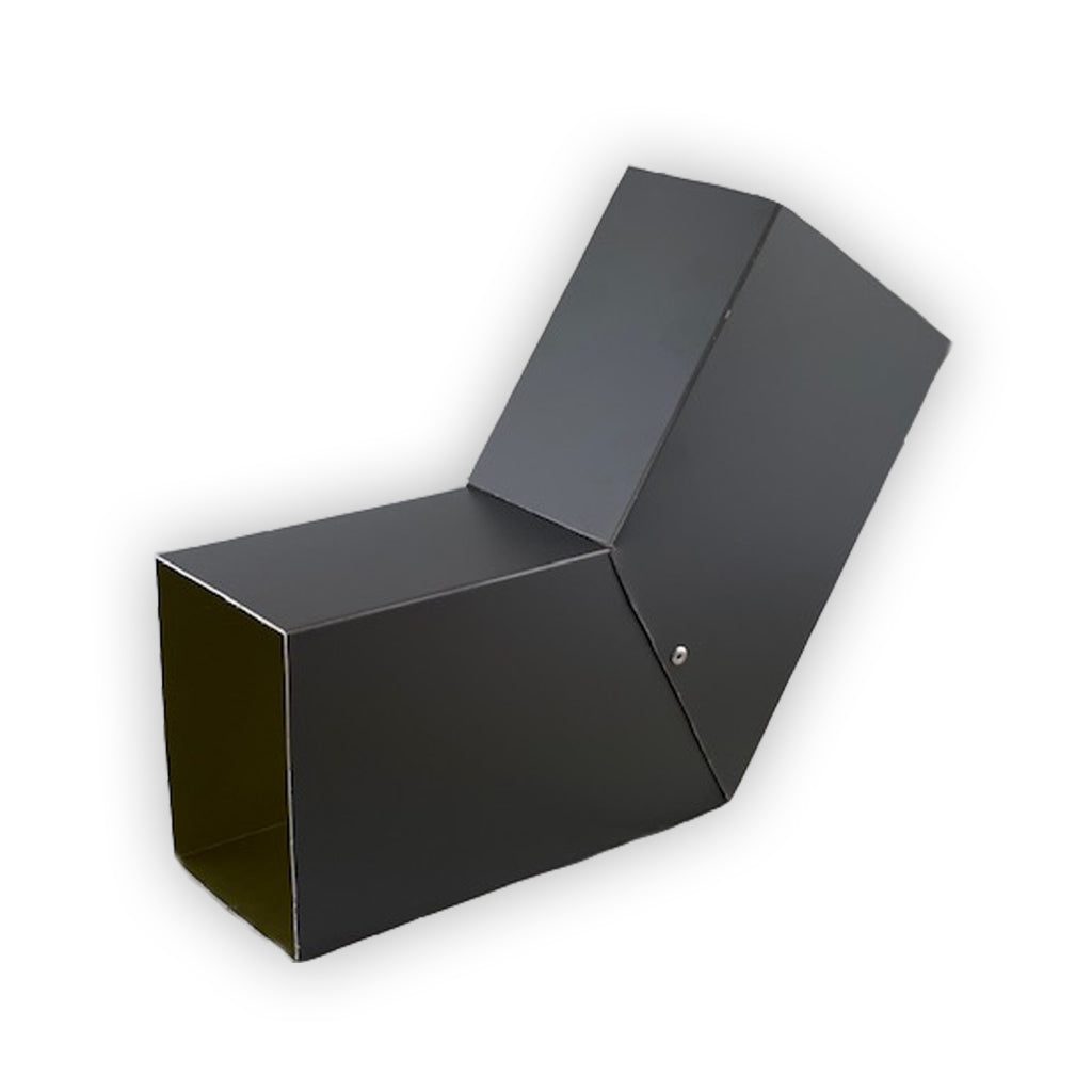 European Smooth "B" Gutter Elbow for Modern Box Gutters 3x4 Multiple Colors In-Stock