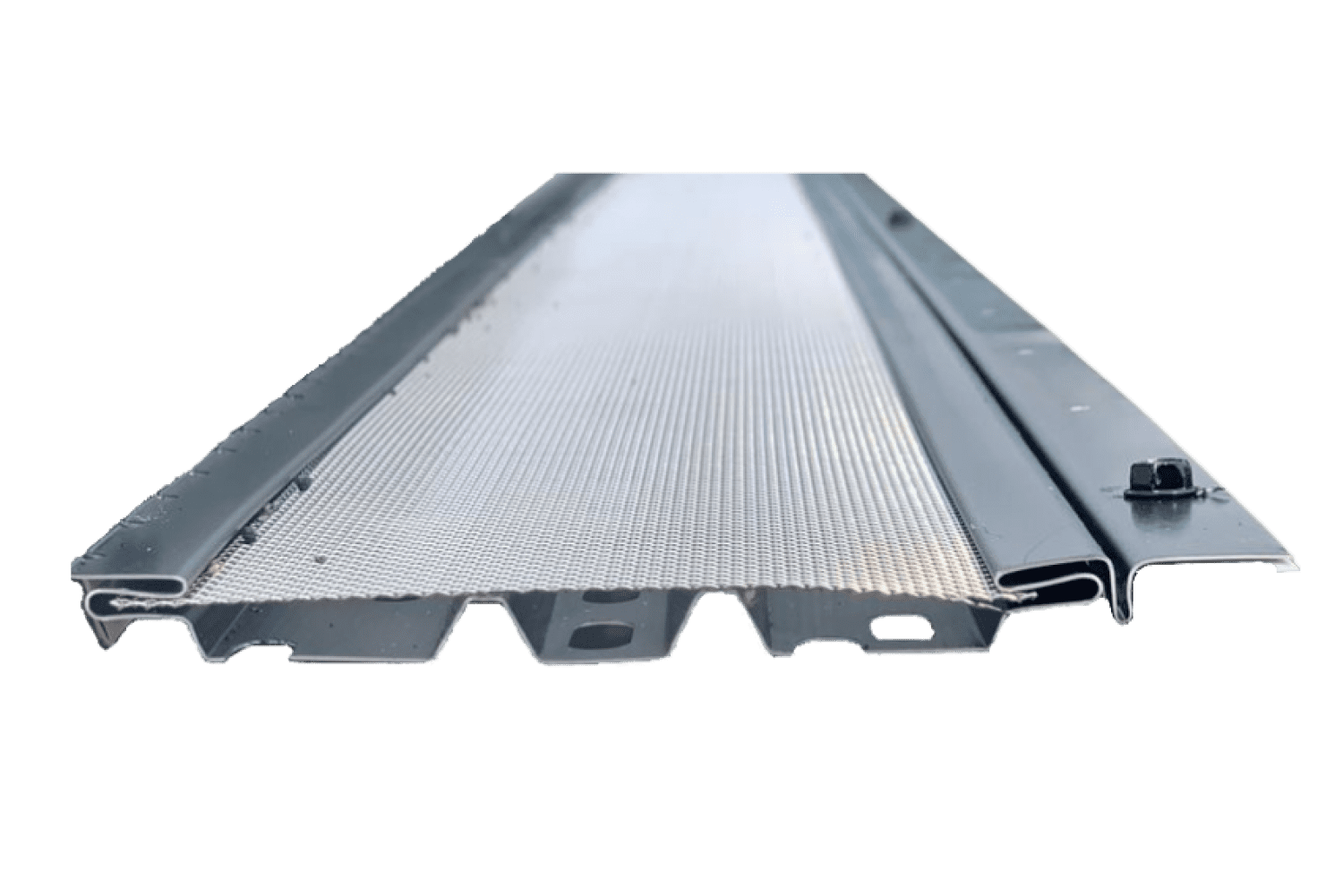 Hydro Flo Gutter Guard 100 FT Case Black Powder Coat Finish