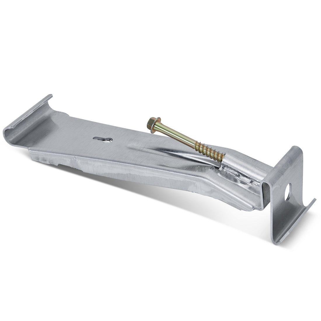 Stainless Steel 6" Half Round Hidden Gutter Hangers Quick Screw Multi-Packs (10-100 Units)