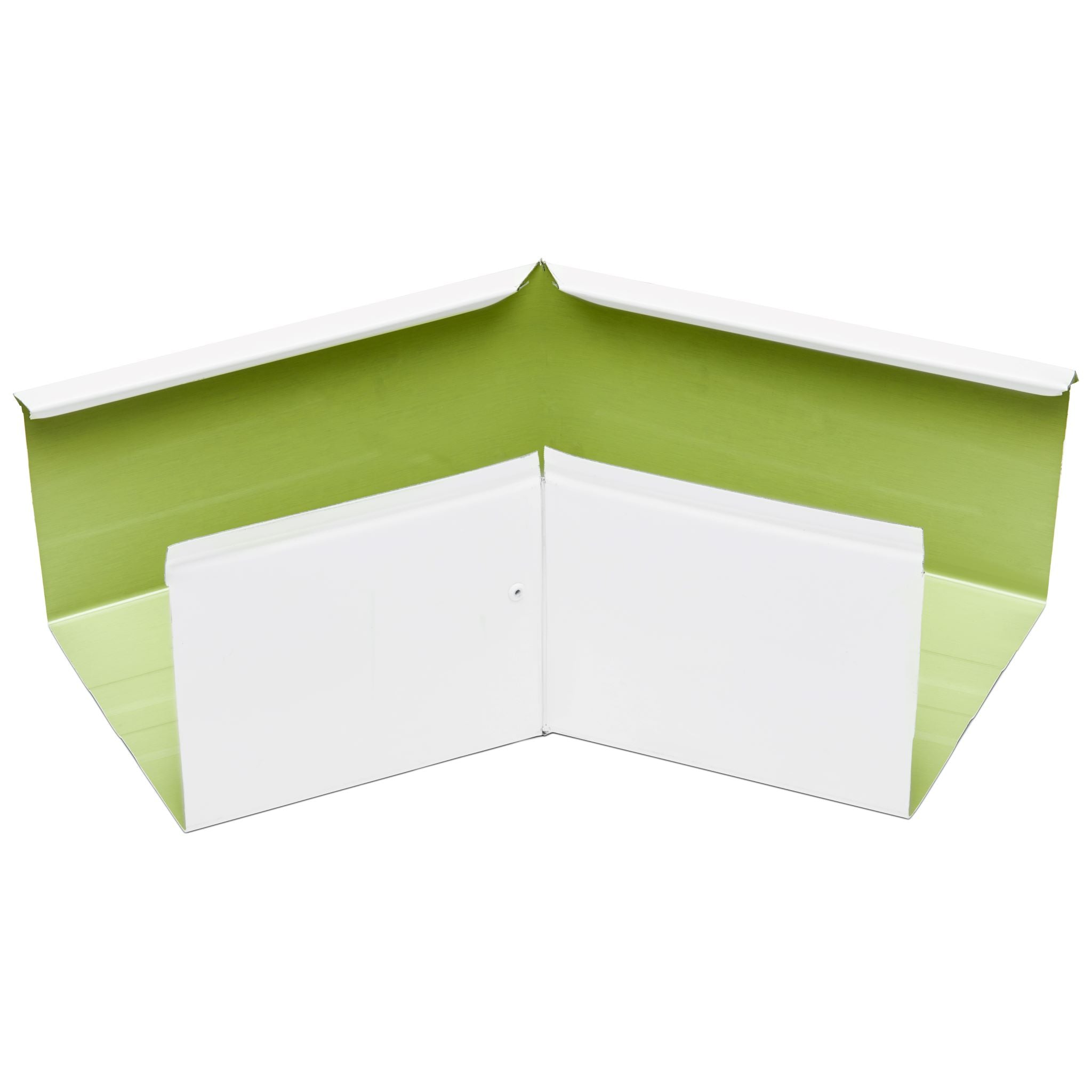 Outside 6" Bay Miter for European Modern Box Gutters