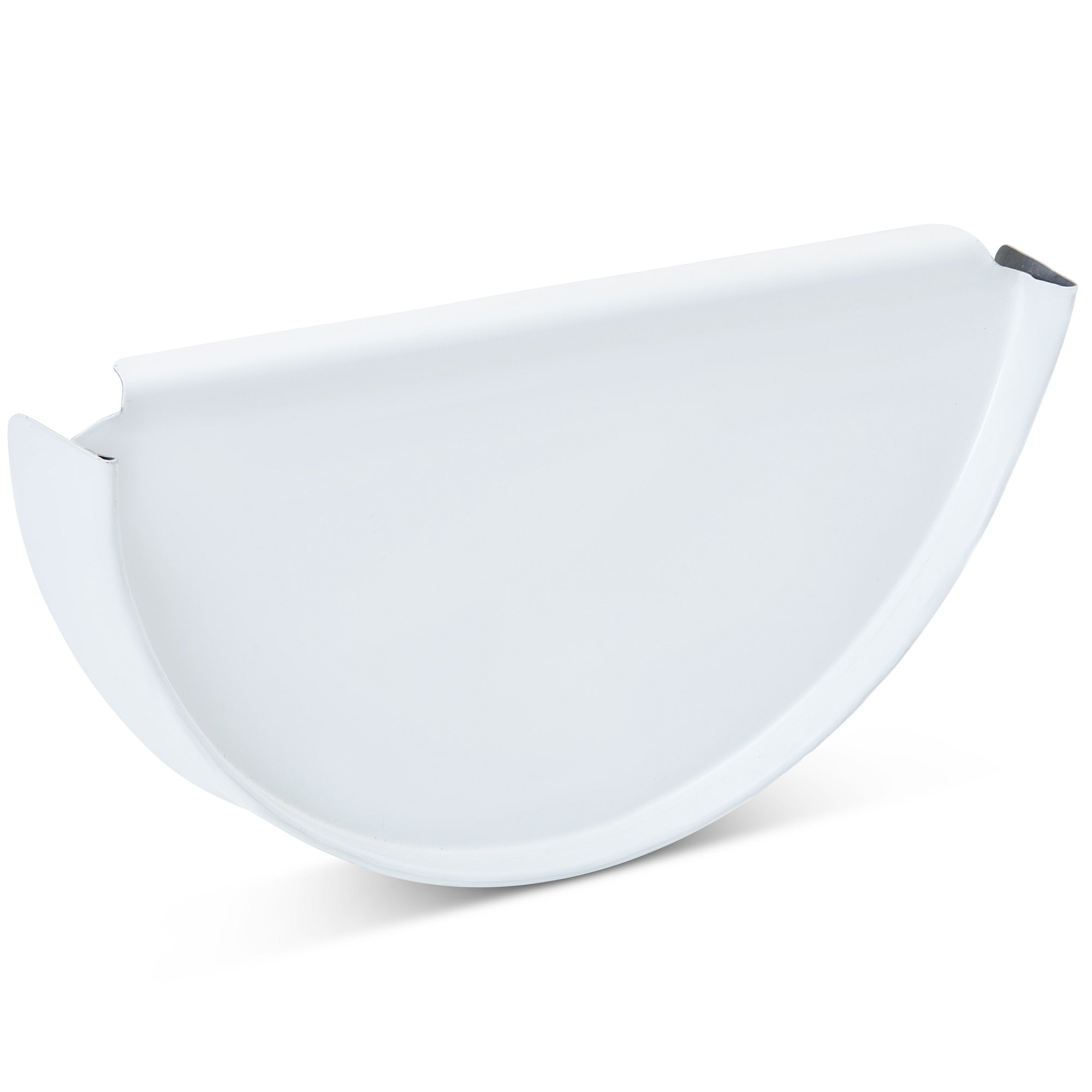 Half Round 6" Gutter End Caps Multiple Colors in Stock