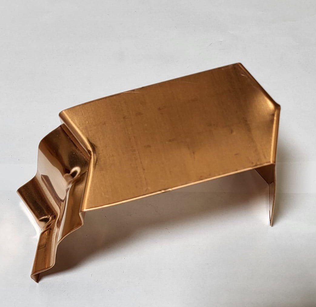 Copper Bay Miter for K Style Gutters 5" or 6" Inside or Outside