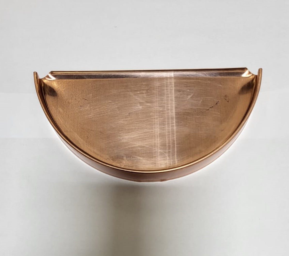 Case of 50 Copper Half Round End Caps for 6" Gutters 50 Units