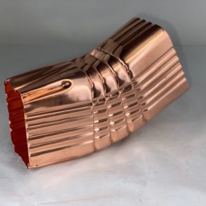 Copper Short "B"  30° Gutter Elbow 2x3 or 3x4