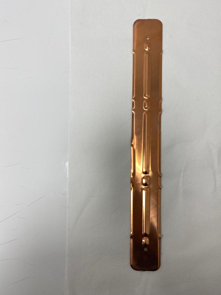Copper Downspout Straps, Pipe Bands for 2x3" or 3x4" Leaders