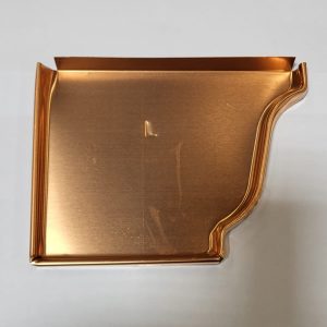 Copper K-Style Gutter End Caps 5" or 6" Left or Right